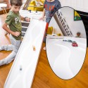 MAX Aire de jeux intérieur en bois pour enfants modulable avec toboggan, murs d'escalade et balançoire