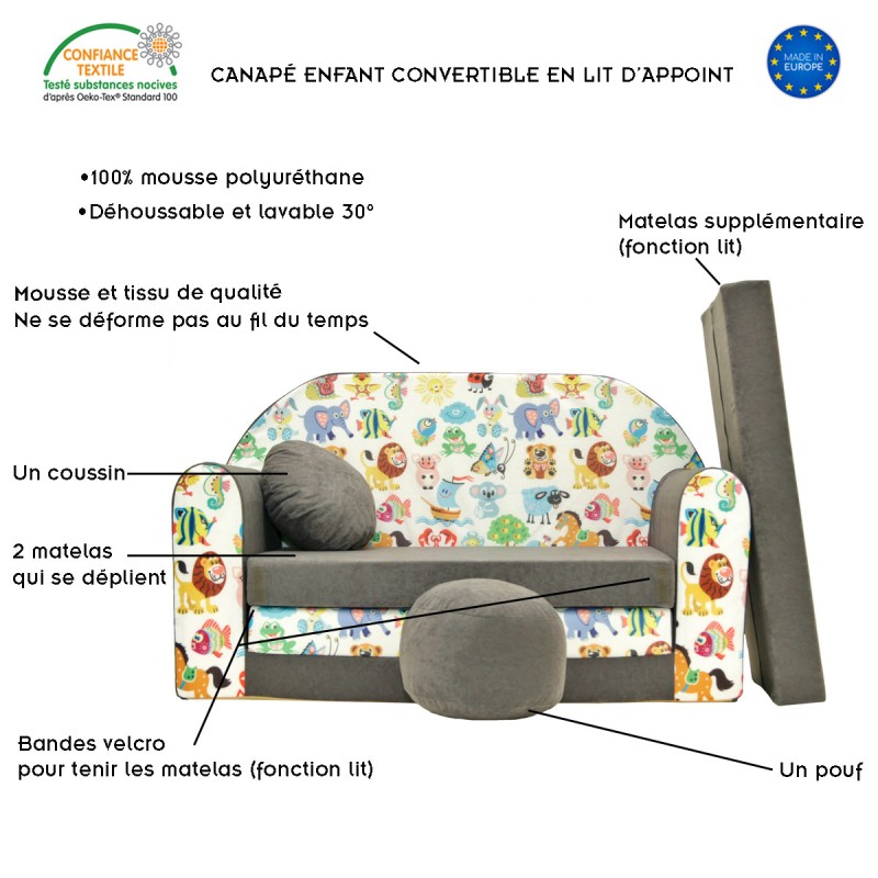 Sofa douillet et confortable