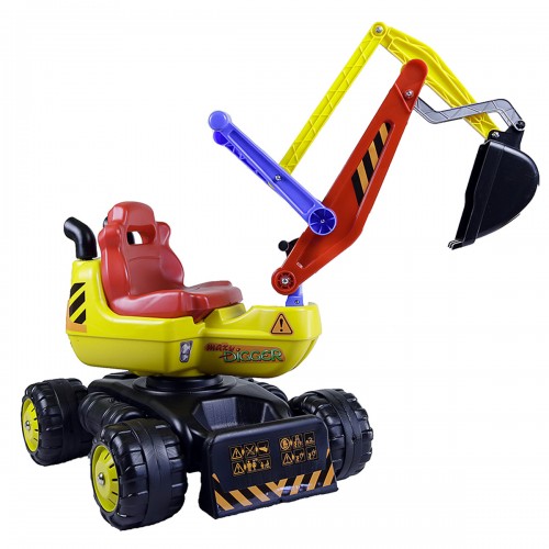 PORTO Pelleteuse tractopelle porteur enfant pour l'extérieur
