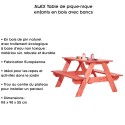 Table alex enfant