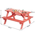 Table pique-nique jardin	