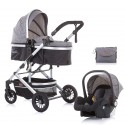 ESTELLE Poussette combinée Gris / Noir
