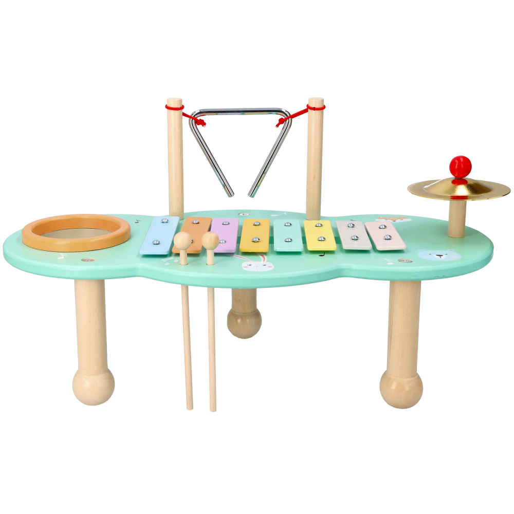 POP Table musicale en bois enfant jouet d'éveil musical montessori