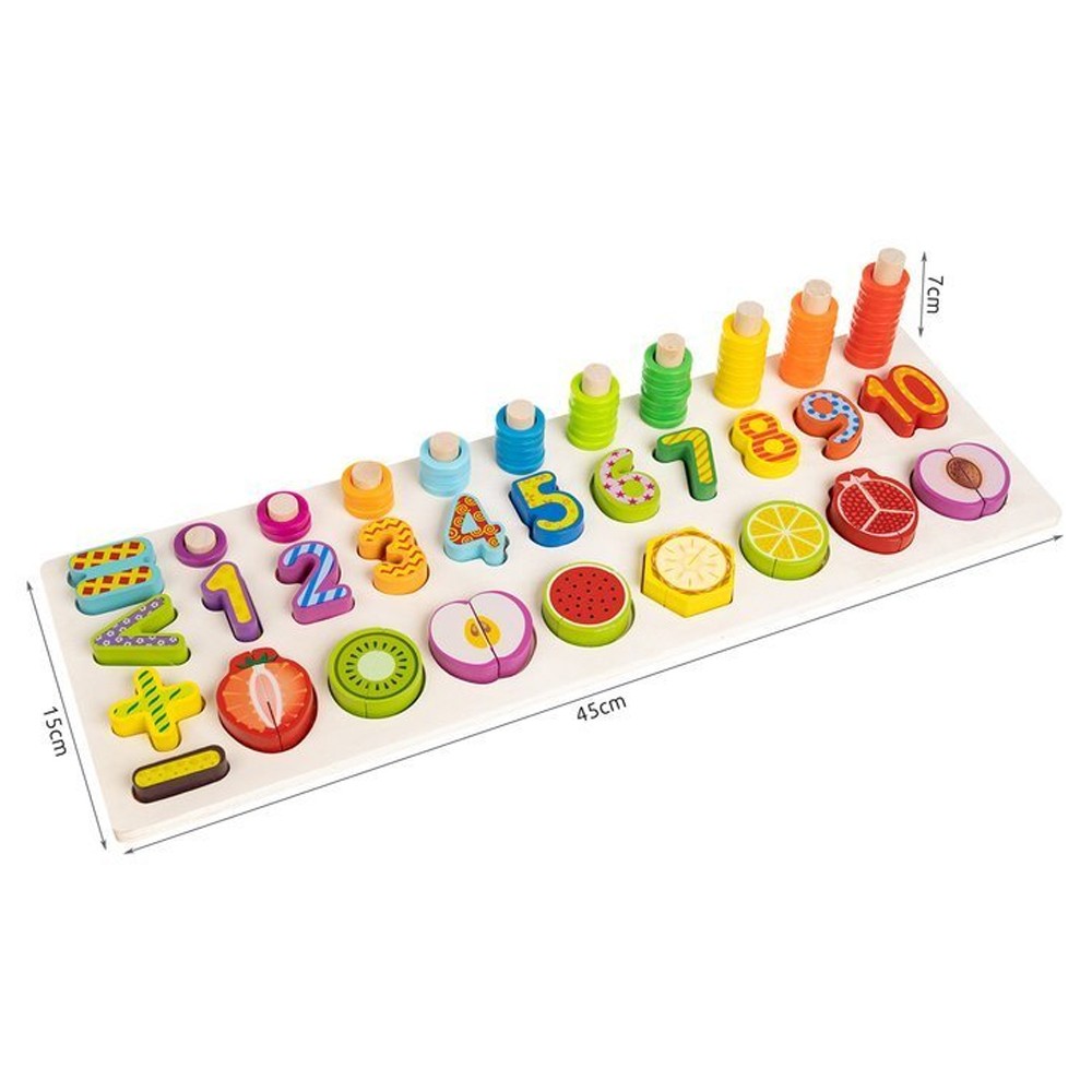 Cinqo- Jeux pour enfants 2 ans, Spellen Montessori, Jeux en bois 1 an,  Spellen de