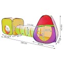 Tunnel et tente + 200 balles pour enfant Igloo jeu