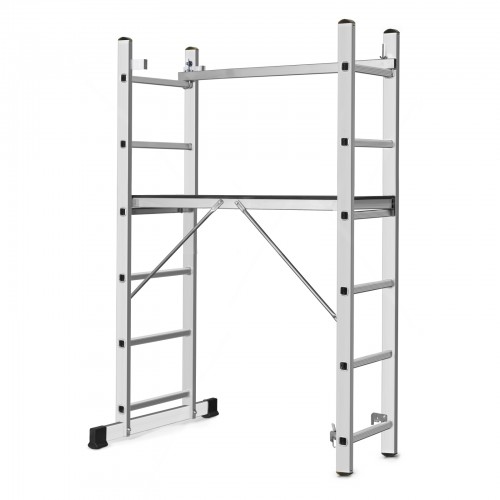 Escabeau pliable 2 marches escabeau antidérapant pliable en alliage  d'aluminium échelle ultra fine multifonctionnelle petite échelle avec large  pédale