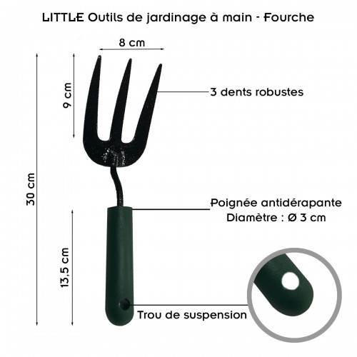 LITTLE Outils de jardinage à main - Fourche