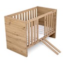 AMELIA Lit bébé 120x60 évolutif avec barrière de sécurité