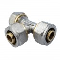 Té à visser tube PER Ø16x16x16 mm Té à visser tube PER Ø16x16x16 mm
