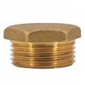 Bouchon obturateur en laiton filetage mâle Bouchon obturateur en laiton filetage mâle