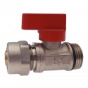 Vanne à bille sphérique 1/2"x16 pour tube PER Ø16 Vanne à bille sphérique 1/2"x16 pour tube PER Ø16