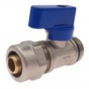 Vanne à bille sphérique 1/2"x16 pour tube PER Ø16 Vanne à bille sphérique 1/2"x16 pour tube PER Ø16