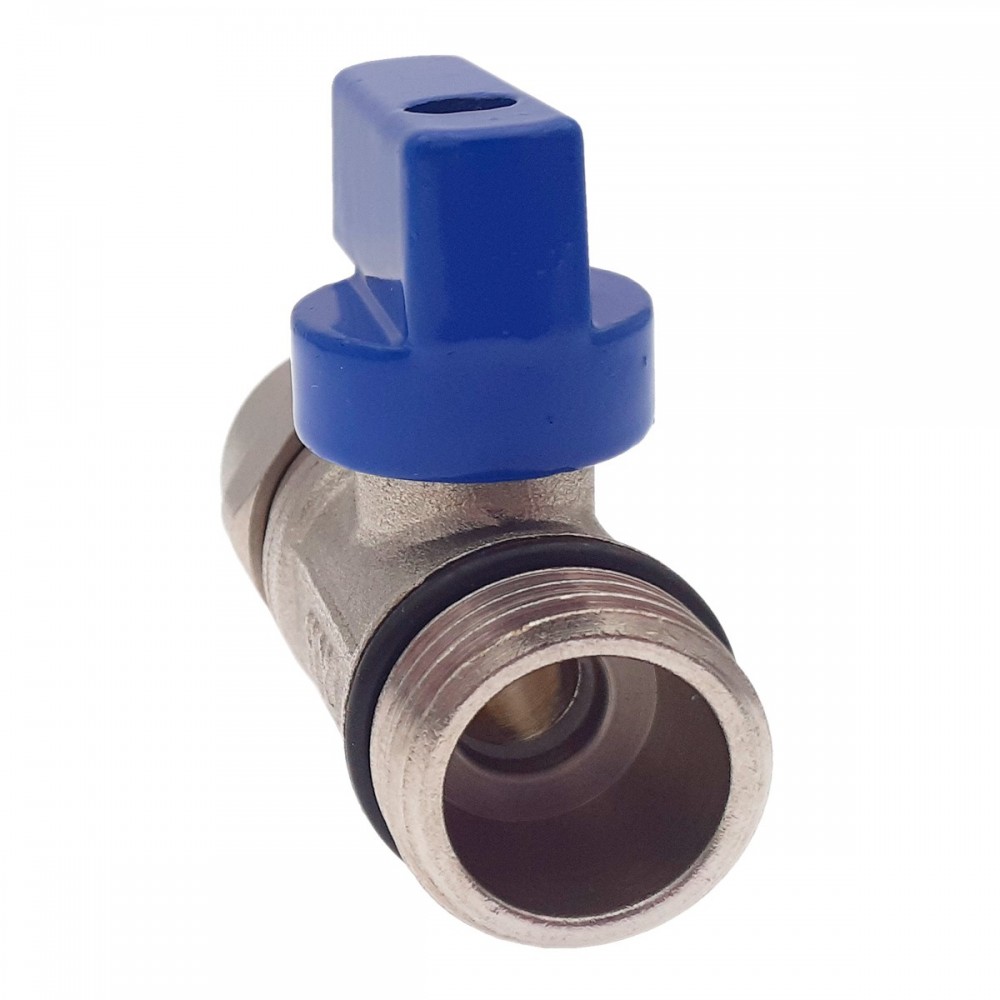 Lot De 2 Vannes à Bille 1/2 Pouce Laiton Et Cuivre - Pour Tuyauterie PEX, Soudure, Compression