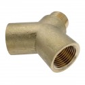 Raccord en Y mâle femelle en laiton égal modèle 1/2" Raccord en Y mâle femelle en laiton égal modèle 1/2"