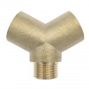 Raccord en Y mâle femelle en laiton égal modèle 1/2" Raccord en Y mâle femelle en laiton égal modèle 1/2"