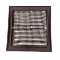 Grille d'aération intérieur extérieur avec moustiquaire 140x140mm Grille d'aération intérieur extérieur avec moustiquaire 140x140mm