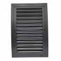 Grille intérieur extérieur plastique avec moustiquaire 140x210mm Grille intérieur extérieur plastique avec moustiquaire 140x210mm