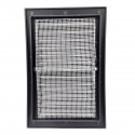 Grille intérieur extérieur plastique avec moustiquaire 140x210mm Grille intérieur extérieur plastique avec moustiquaire 140x210mm