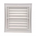 Grille de ventilation plastique 140x140 mm Grille de ventilation plastique 140x140 mm