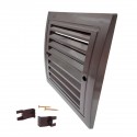 Grille de ventilation plastique 140x140 mm Grille de ventilation plastique 140x140 mm