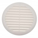 Grille ronde pour pvc et gaine avec moustiquaire Ø125 Grille ronde pour pvc et gaine avec moustiquaire Ø125