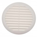 Grille ronde pour pvc et gaine avec moustiquaire Ø125