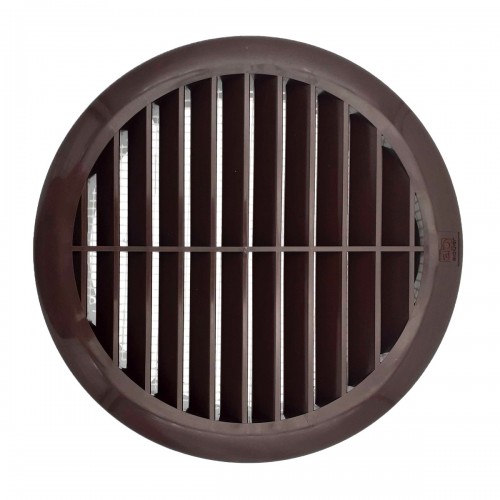 Grille ronde pour pvc et gaine avec moustiquaire Ø125