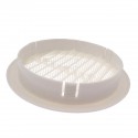 Grille ronde pour pvc et gaine avec moustiquaire Ø125 Grille ronde pour pvc et gaine avec moustiquaire Ø125