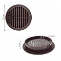 Grille ronde pour pvc et gaine avec moustiquaire Ø125 Grille ronde pour pvc et gaine avec moustiquaire Ø125