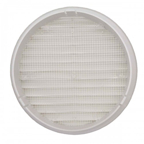 Grille ronde pour pvc et gaine avec moustiquaire Ø150