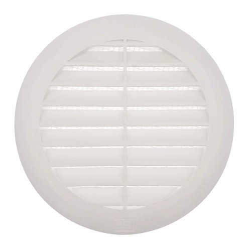 Grille ronde pour gaine et PVC avec moustiquaire Ø100