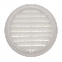 Grille ronde pour gaine et PVC avec moustiquaire Ø100 Grille ronde pour gaine et PVC avec moustiquaire Ø100