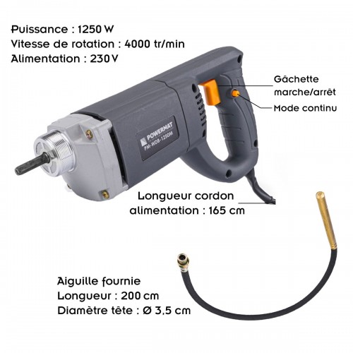 MINI PERCEUSE 170W 230V AVEC ECRAN LCD PG