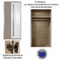 ROMA - Armoire penderie 2 portes battantes - 90x194cm ROMA - Armoire penderie 2 portes battantes - 90x194cm