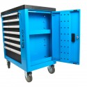 Servante d'atelier professionnelle avec outils 7 tiroirs 243 pièces Servante d'atelier professionnelle avec outils 7 tiroirs 243 pièces