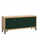 PARII Meuble bas tv 3 portes bois design tendance