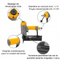 Cloueuse / agrafeuse pneumatique 2 en 1