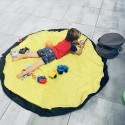 BOLSA Panier de rangement sac pour jouets avec tapis de jeux 2 en 1 BOLSA Panier de rangement sac pour jouets avec tapis de jeux 2 en 1