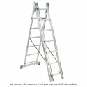 Echelle transformable 3 plans coulissante extensible Echelle transformable 3 plans coulissante extensible