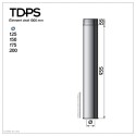 TDPS1000 Conduit double paroi pour poêle à bois longueur 100 cm TDPS1000 Conduit double paroi pour poêle à bois longueur 100 cm