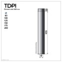 TDPI1000 Conduit double paroi isolé polycombustible longueur 100 cm TDPI1000 Conduit double paroi isolé polycombustible longueur 100 cm