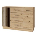 ARTIZ Commode avec portes et 4 tiroirs ARTIZ Commode avec portes et 4 tiroirs