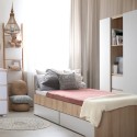 DALIA Lit adolescent enfant 90x200 avec tiroir style urbain DALIA Lit adolescent enfant 90x200 avec tiroir style urbain