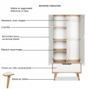 Armoire dressing avec penderie