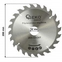 Lame de scie circulaire tct pour bois Ø 200x32x24T Lame de scie circulaire tct pour bois Ø 200x32x24T