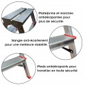 MTRA Marche pied en aluminium 2x2 MTRA Marche pied en aluminium 2x2