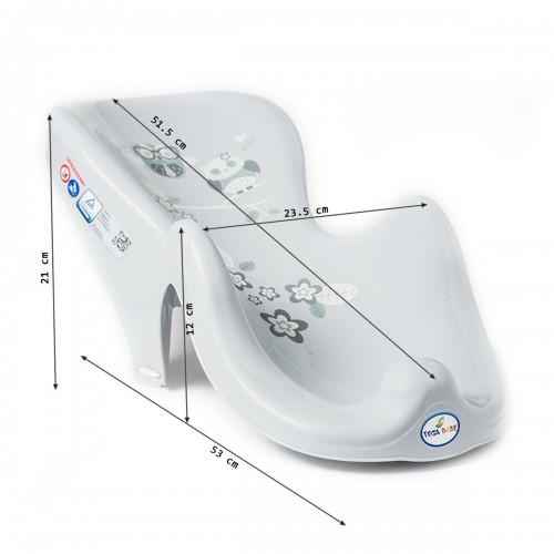 Fauteuil transat de bain bébé plastique rigide 2