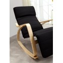 Rocking-chair fauteuil Noir