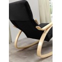Rocking-chair fauteuil Noir