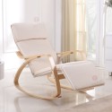 Rocking-chair fauteuil Blanc
